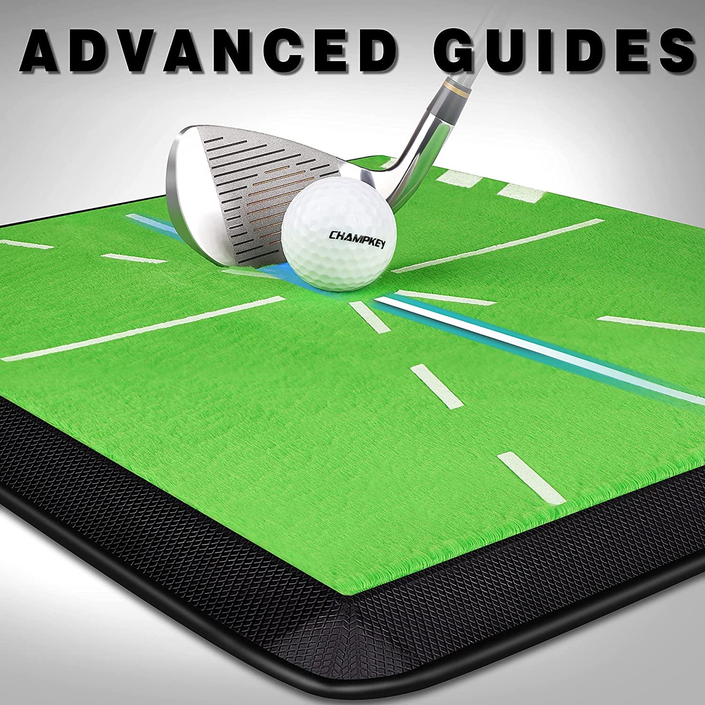 Heavy-Duty Golf Hitting Mat - Swing Path Feedback Golf Practice Mat